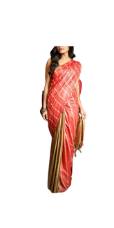 Soft Silk Stripes Saree  With Exclusive Offer Buy 1 and Get 1 free M J HANDLOOM